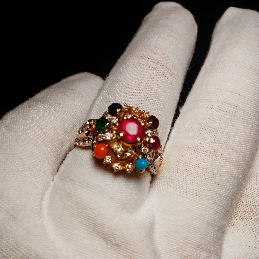22k solid gold Royal dome ring ! - Picture 3 of 9